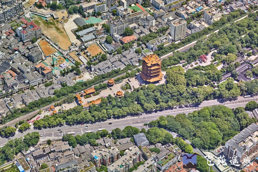 一樓一閣，均以數(shù)字化方式呈現(xiàn)——實景三維“復(fù)刻”大美武漢
